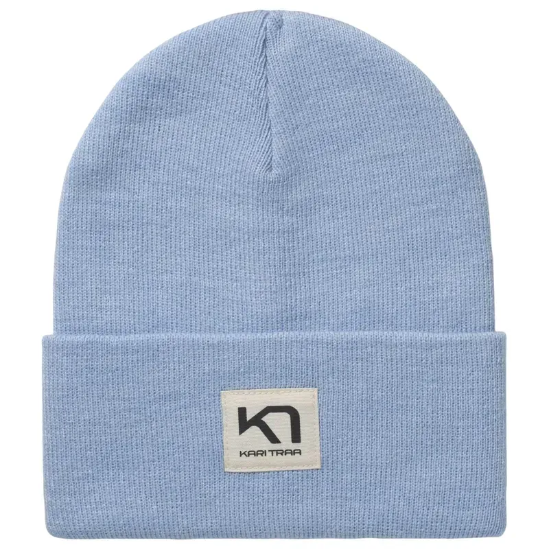 Kari Traa Rothe Wool Beanie in Pastel Light Blue