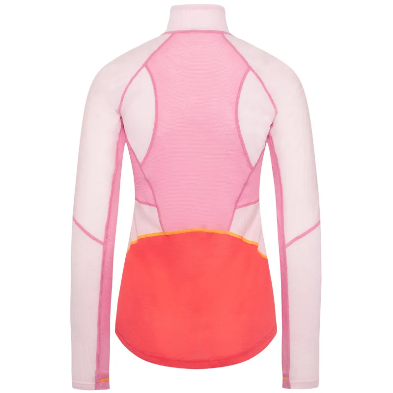 Kari Traa Women's Alma Half Zip in Candy Coral-1