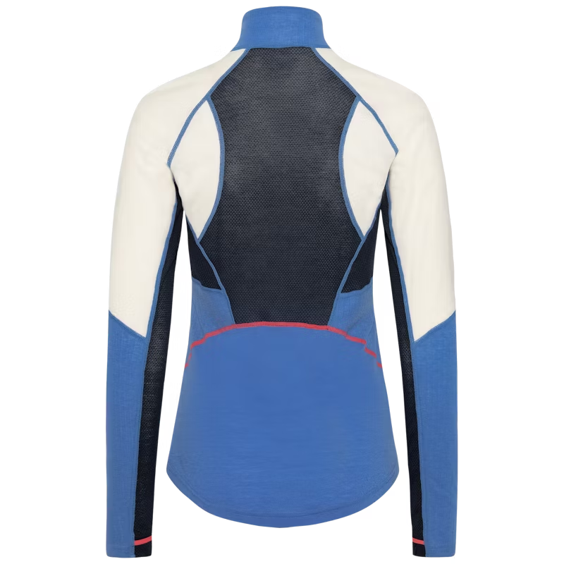 Kari Traa Women's Alma Half Zip in Sea-1