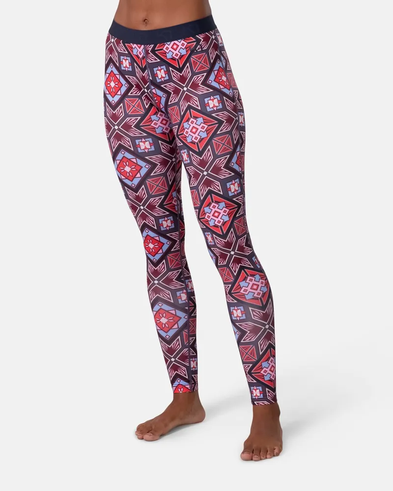 Kari Traa Women's Fryd Baselayer Pant in Strong Red