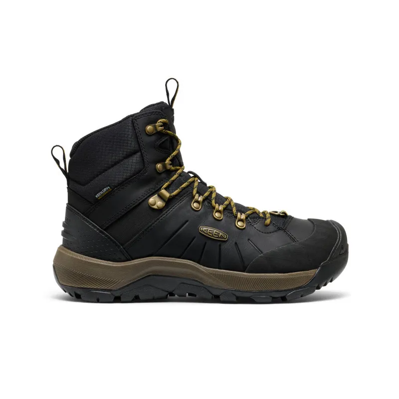 Keen Revel IV Polar Waterproof Boot in Black/Lemon Curry
