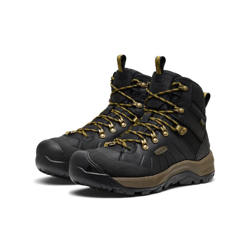 Keen Revel IV Polar Waterproof Boot in Black/Lemon Curry-1
