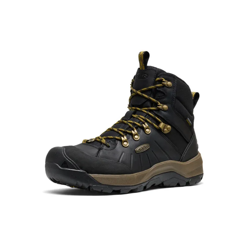 Keen Revel IV Polar Waterproof Boot in Black/Lemon Curry-2