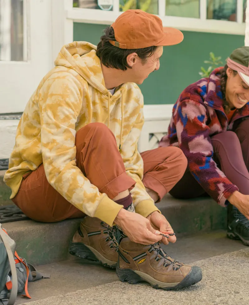 Keen Targhee II Mid Waterproof Hiking Boot Wide in Shitake/Brindle-4