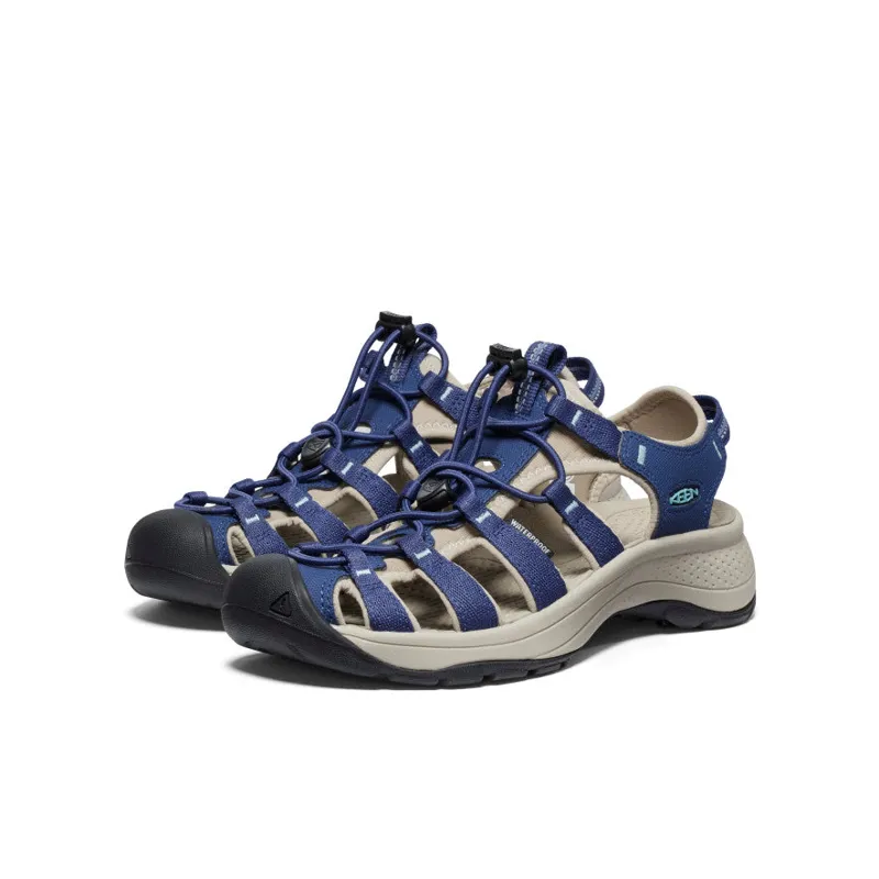 Keen Women's Astoria West Sandal in Naval Academy/Reef Waters-1