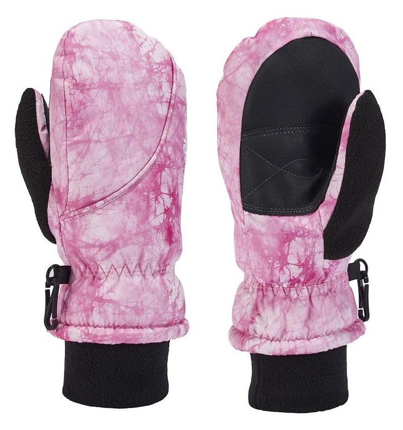 Kombi Kid's Snowcat Mitt in Pink Shibori