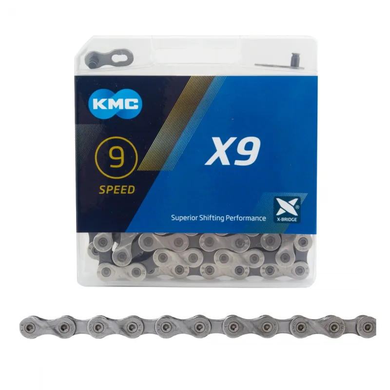 KMC X9 9 Speed NP/DK-SL Chain 116L