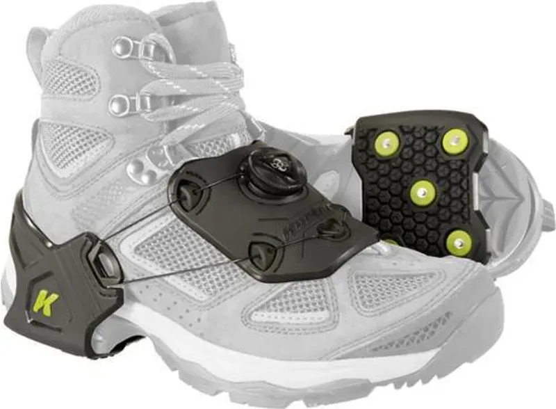 Korkers Ice Commuter Cleats in Black/Green