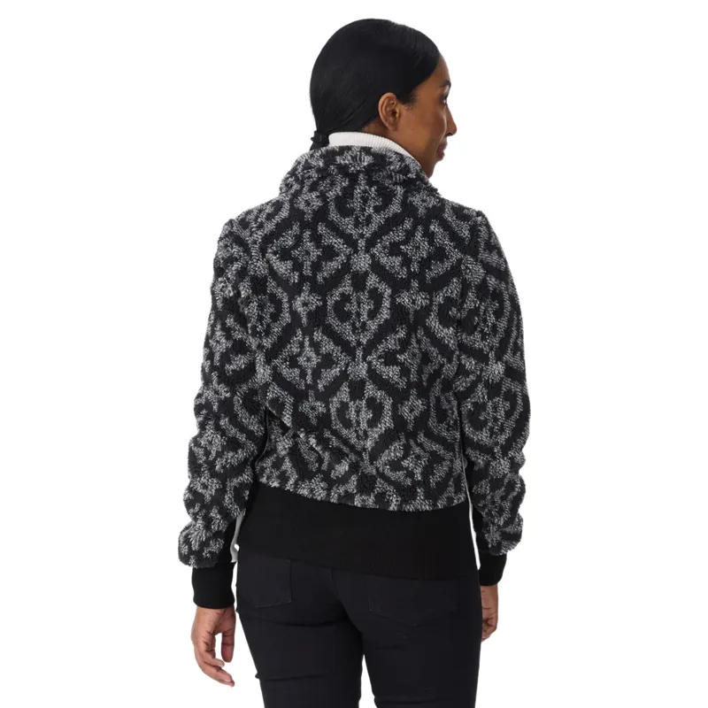 Krimson Klover Stevie Jacket in Black/Charcoal Jacquard-2