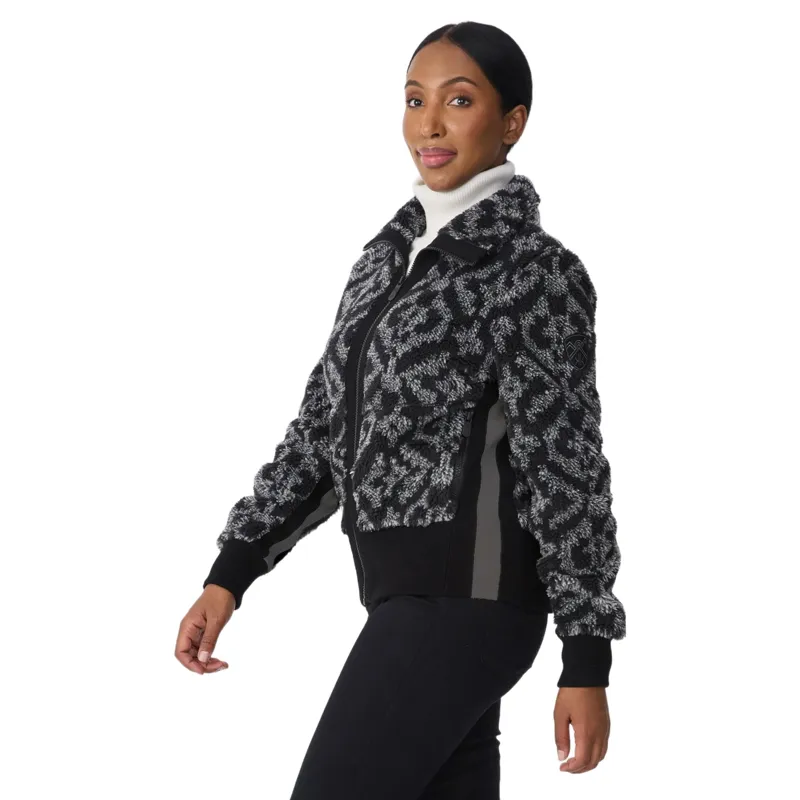 Krimson Klover Stevie Jacket in Black/Charcoal Jacquard-1