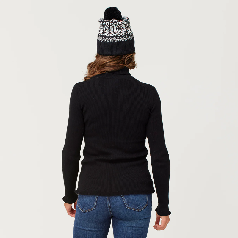 Krimson Klover Women's Lola Sweater in Black-1