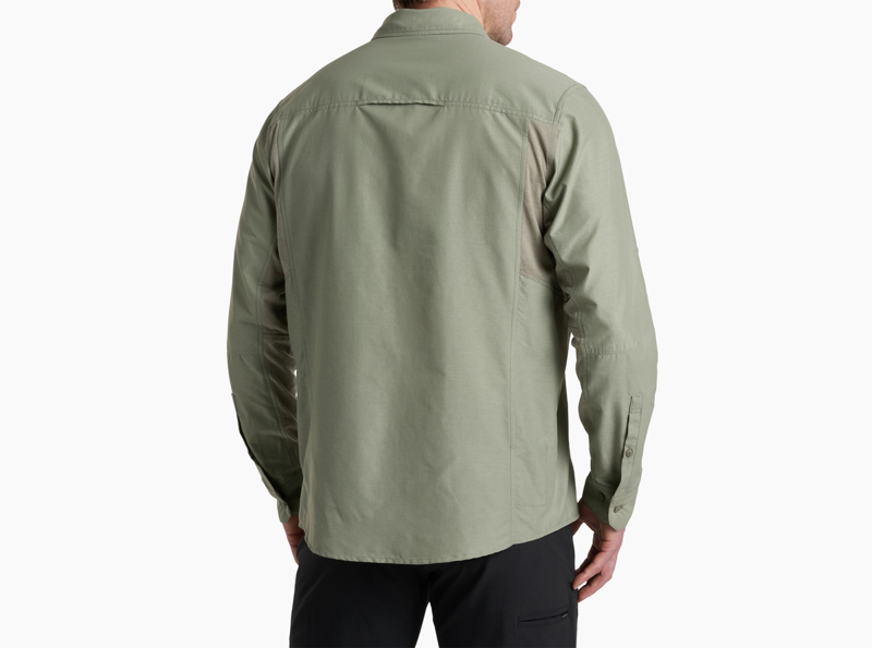 Kuhl Airspeed Long Sleeve Shirt in Feather Grey-1