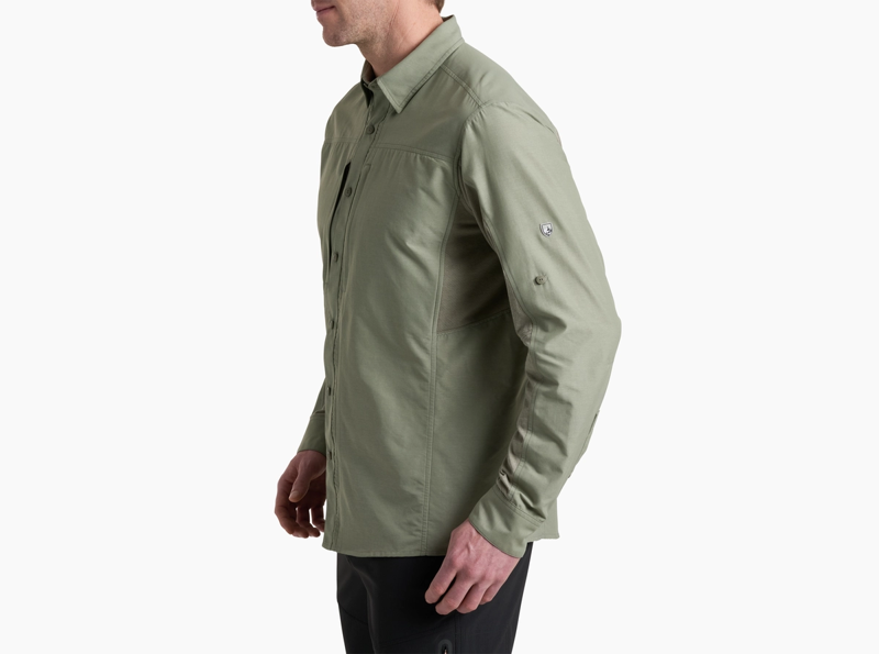 Kuhl Airspeed Long Sleeve Shirt in Feather Grey-2
