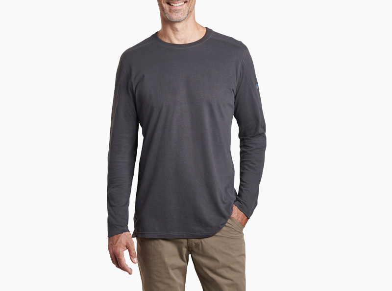 Kuhl Bravado Long Sleeve Crew in Carbon