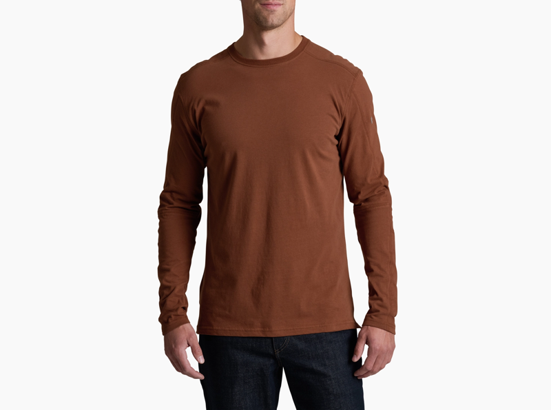 Kuhl Bravado Long Sleeve Crew in Rustic Brick