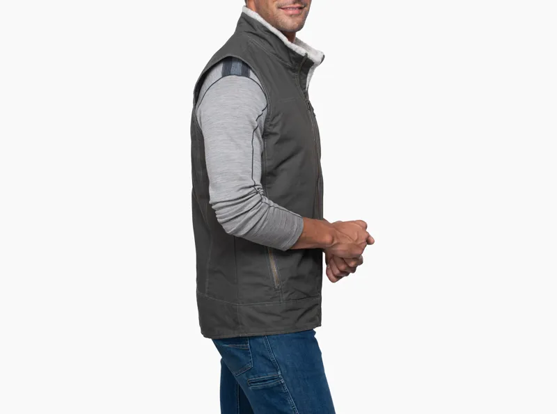 Kuhl Burr Lined Vest in Gun Metal-1