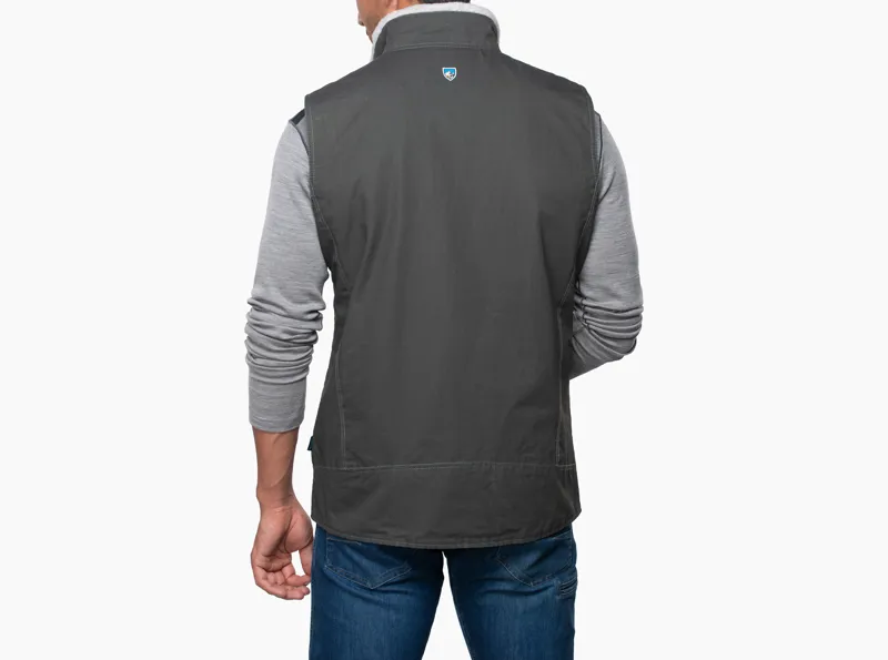 Kuhl Burr Lined Vest in Gun Metal-2
