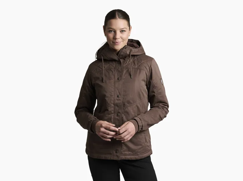 Kuhl Women's Celeste Lined Hoody in Coffee