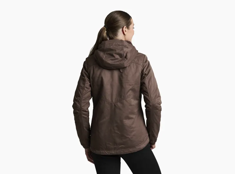 Kuhl Women's Celeste Lined Hoody in Coffee-2