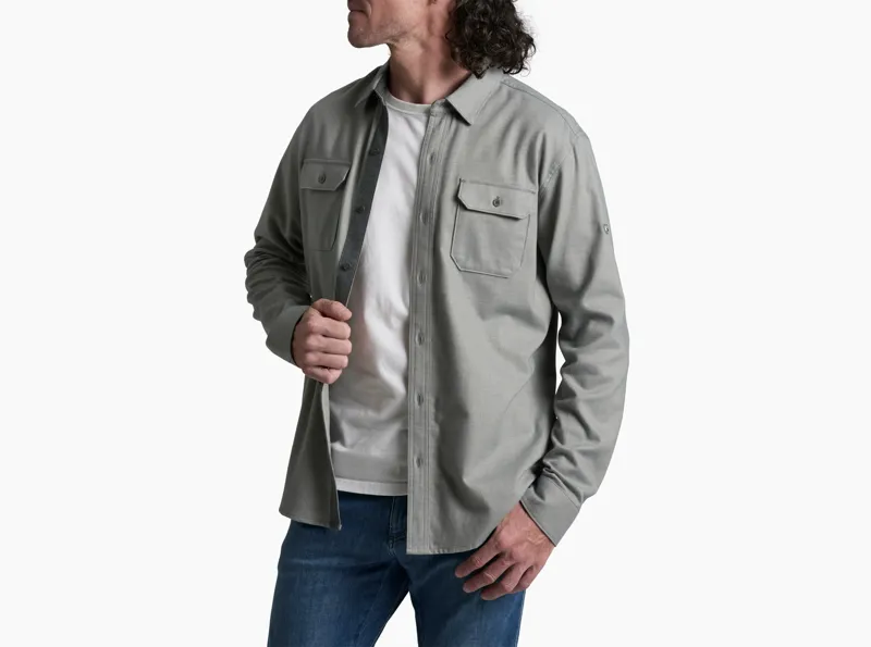 Kuhl Descendr Flannel Long Sleeve in Pavement