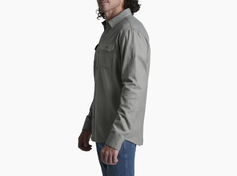 Kuhl Descendr Flannel Long Sleeve in Pavement-2