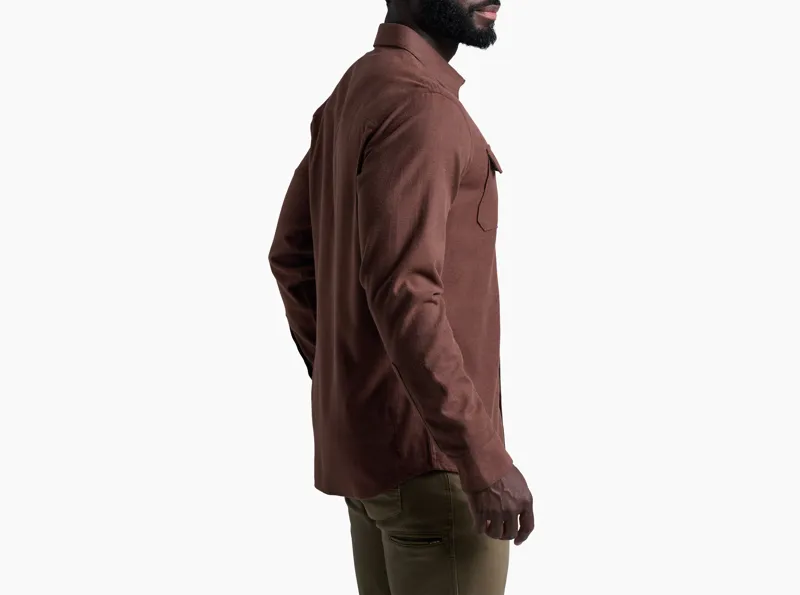 Kuhl Descendr Flannel Long Sleeve in Rustic Brick-2