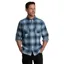 Kuhl Dillingr Flannel Long Sleeve Shirt in Faded Denim