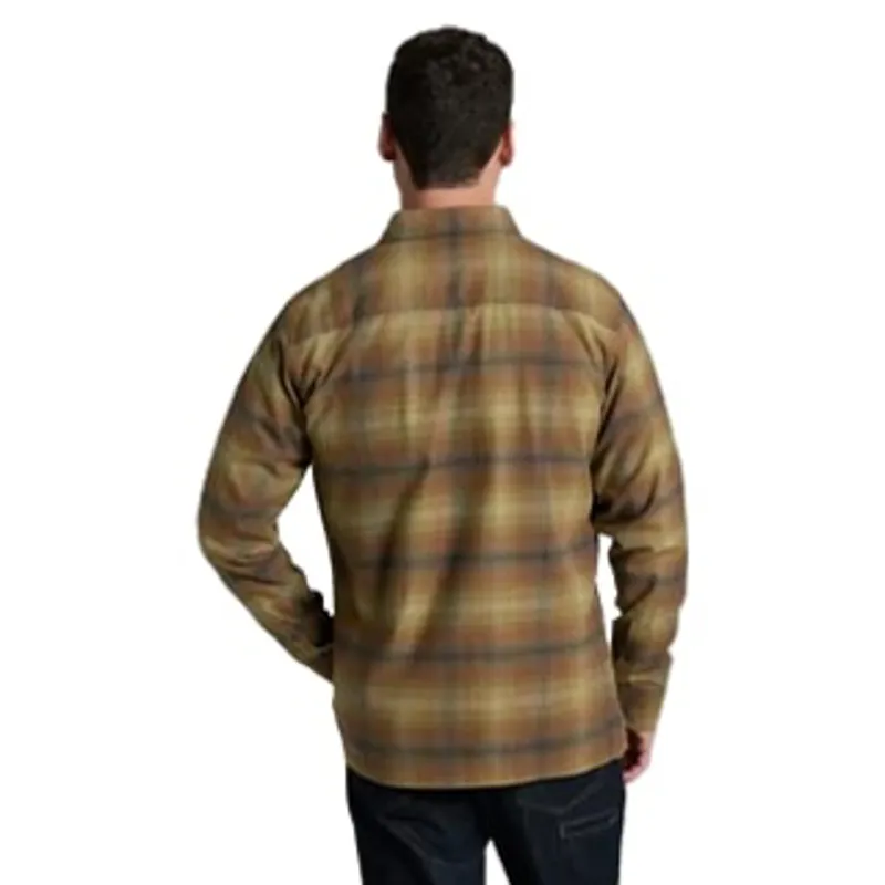 Kuhl Dillingr Flannel Long Sleeve Shirt in Fallen Leaves-2