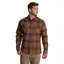 Kuhl Dillingr Flannel Long Sleeve Shirt in Rusted Sun