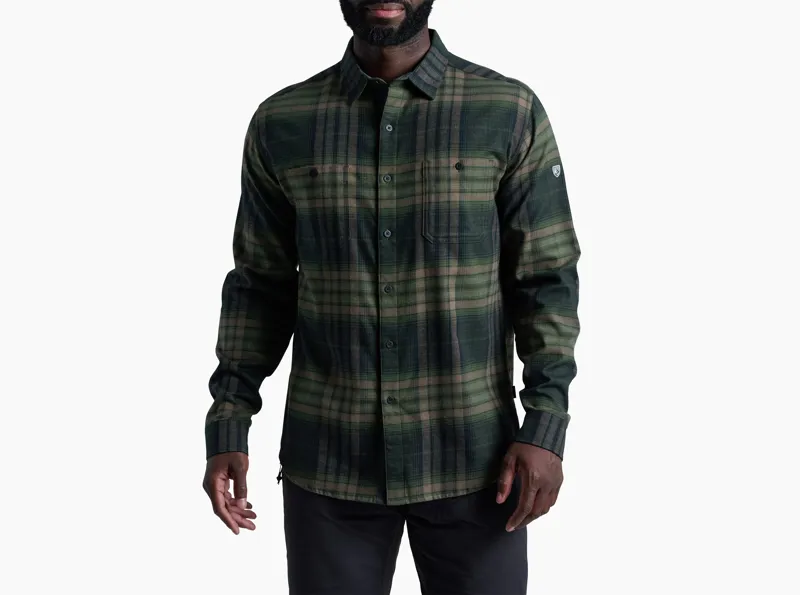 Kuhl Fugitive Flannel Long Sleeve in Dark Forest