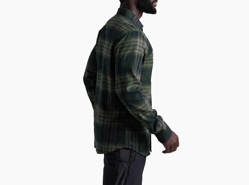 Kuhl Fugitive Flannel Long Sleeve in Dark Forest-2