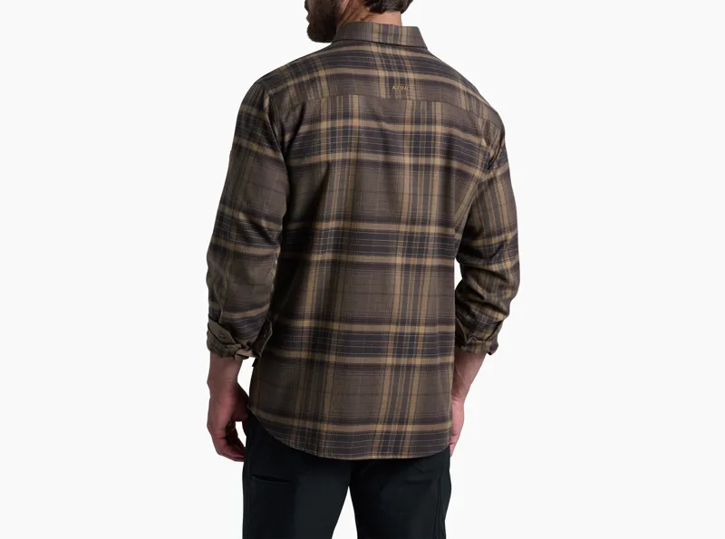 Kuhl Fugitive Flannel Long Sleeve in Roasted Barley-1