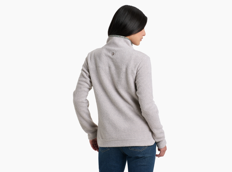 Kuhl Women's Hygge Snap Pullover in Natural-1