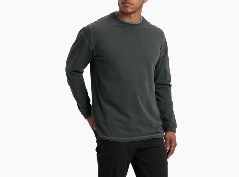 Kuhl Kommando Long Sleeve Crew Shirt in Carbon