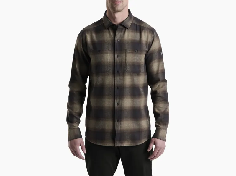 Kuhl Law Flannel Long Sleeve in Dark Roast