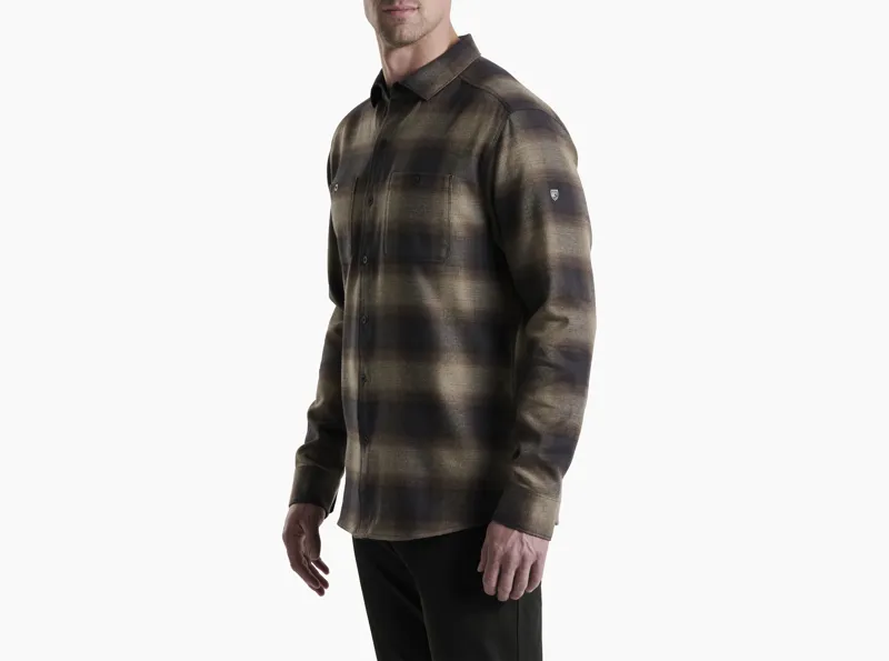 Kuhl Law Flannel Long Sleeve in Dark Roast-2