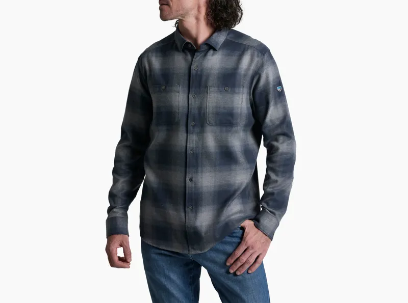 Kuhl Law Flannel Long Sleeve in Steel Blue