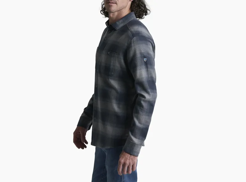 Kuhl Law Flannel Long Sleeve in Steel Blue-2