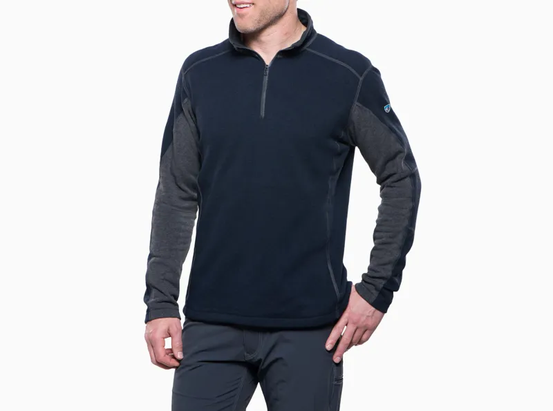 Kuhl Revel 1/4 Zip Top in Mutiny Blue/Steel