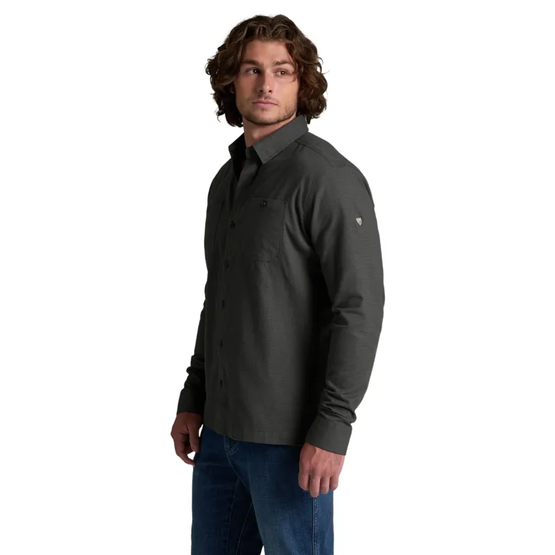 Kuhl Revolvr Flannel Long Sleeve in Onyx-1