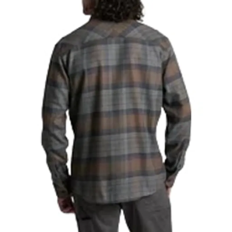 Kuhl Rydr Flannel Long Sleeve Shirt in Midnight Timber-2