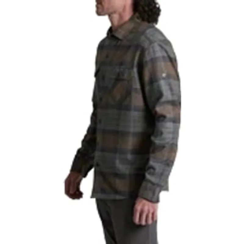 Kuhl Rydr Flannel Long Sleeve Shirt in Midnight Timber-3