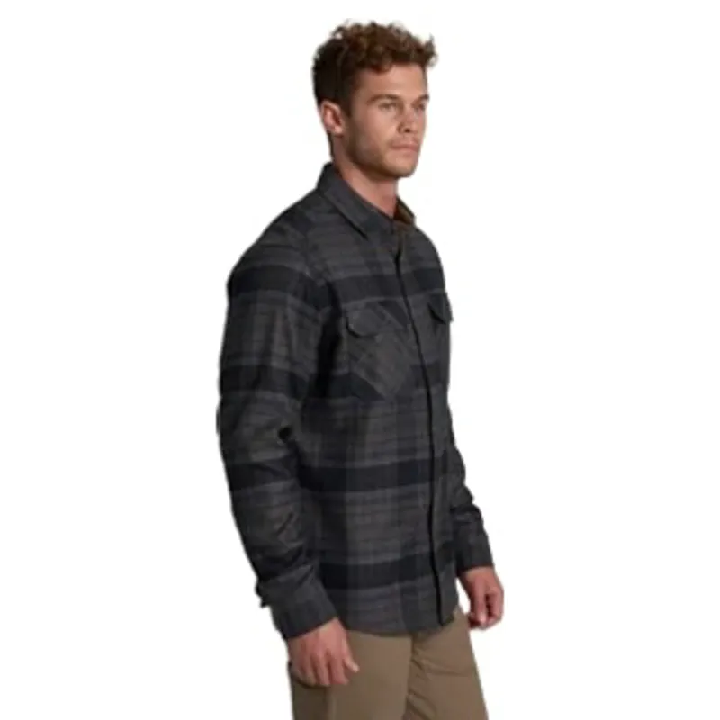 Kuhl Rydr Flannel Long Sleeve Shirt in Midnight-1