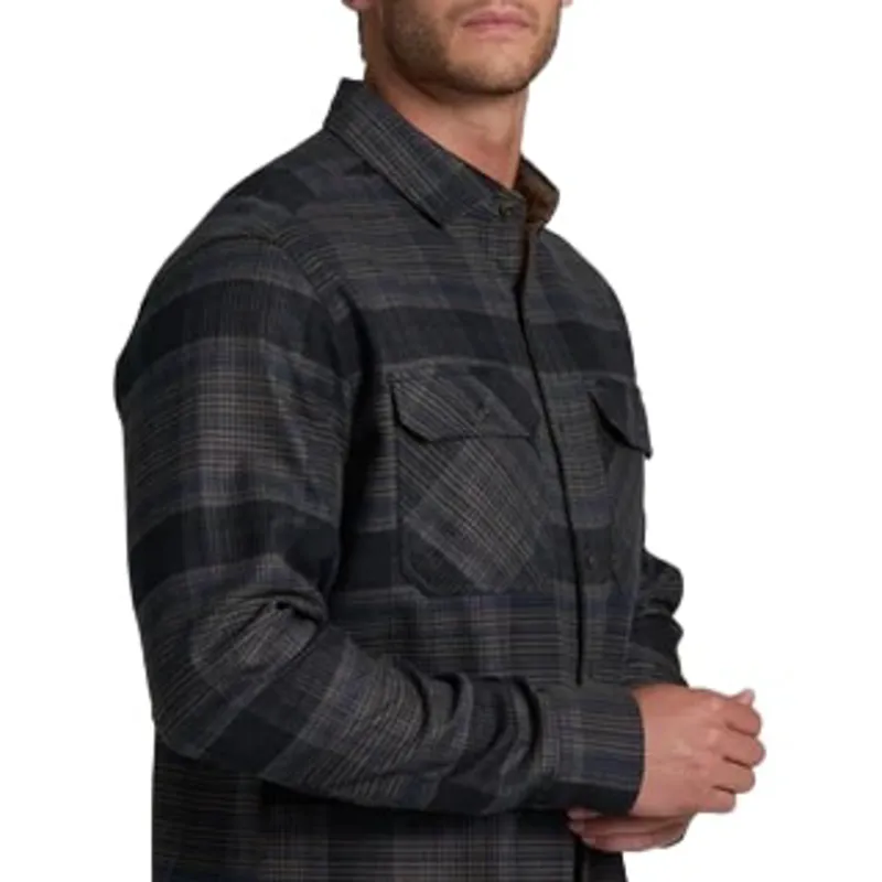 Kuhl Rydr Flannel Long Sleeve Shirt in Midnight-3