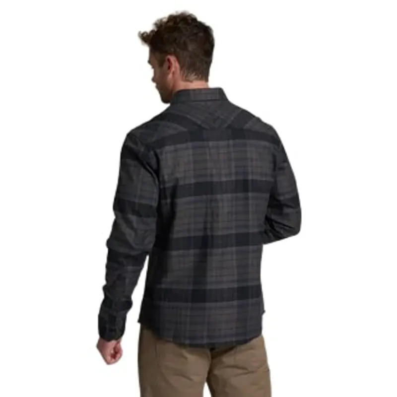 Kuhl Rydr Flannel Long Sleeve Shirt in Midnight-2
