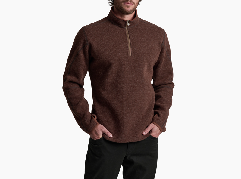 Kuhl Thor 1/4 Zip in Rustic Brick