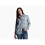 Kuhl Women's Whisper Flannel Shirt in Winter Sky
