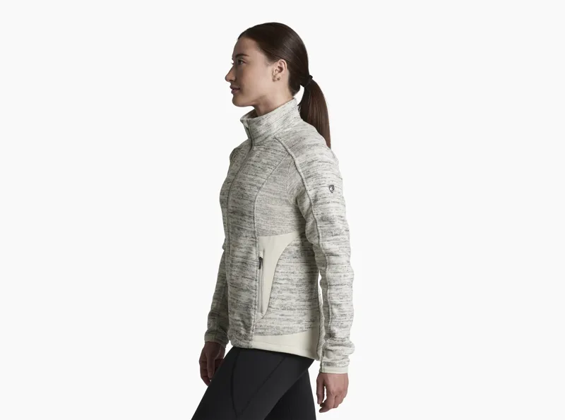 Kuhl Women's Aktivator Fleece Jacket in Ash-2