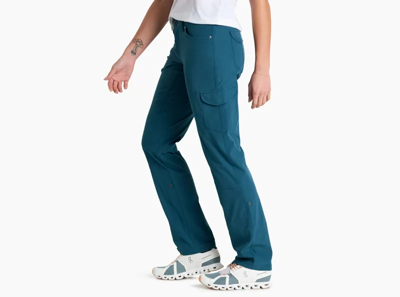Kuhl Women's Freeflex Roll-Up Pant in Everglade-2
