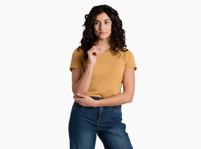 Kuhl Remi Women's Short Sleeve Shirt in Honey